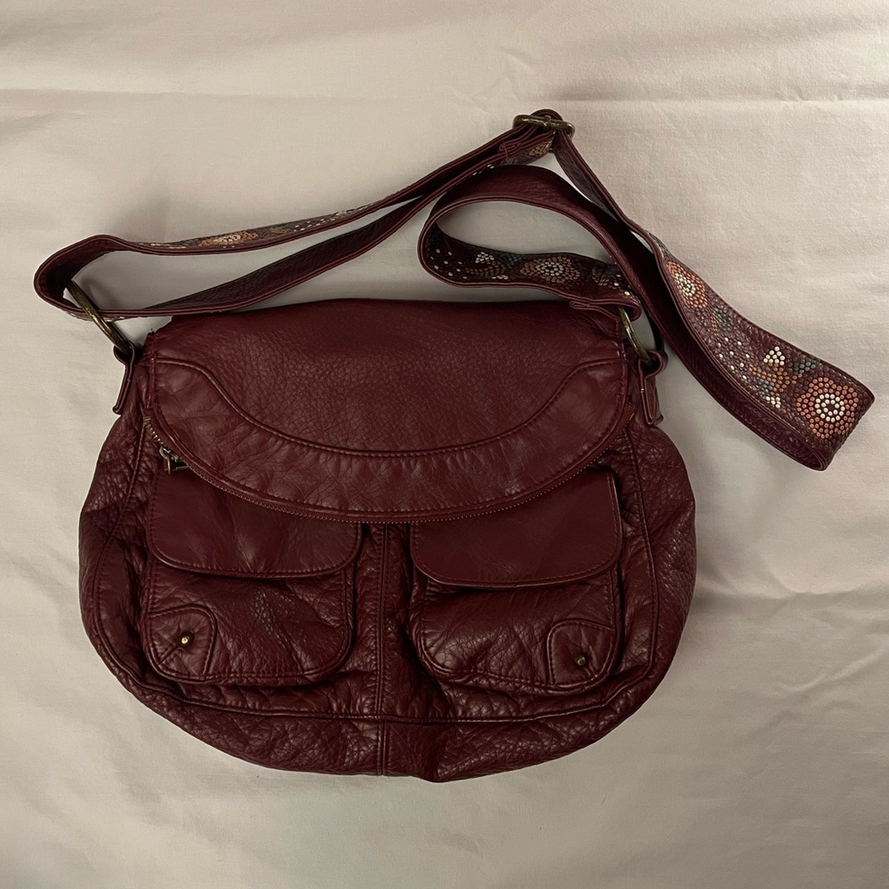 Maroon Crossbody Purse